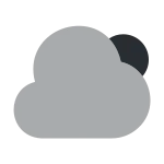 Cloud Sunny SVG Icon